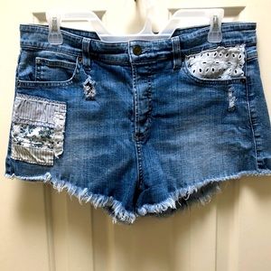 Denim cut off shorts, 30